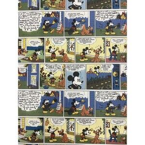 Vintage Imperial Mickey Mouse Wallpaper DFO59691, 20.5 Inches Wide X 11yds Long.